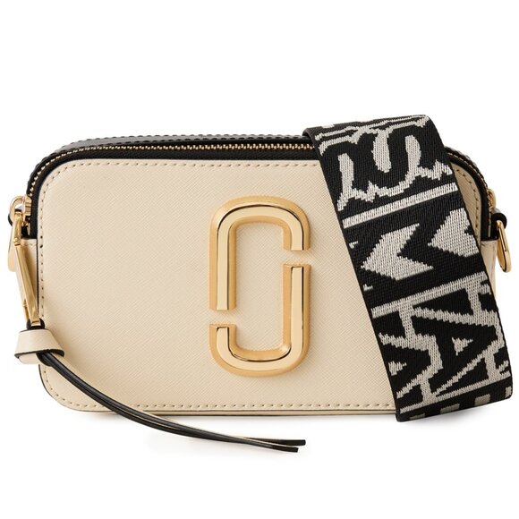 Marc Jacobs The Snapshot Cloud White Multi Leather Crossbody Camera Bag - Picture 5 of 10